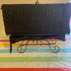 Stella and Dot black clutch purse